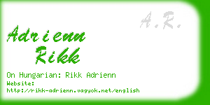 adrienn rikk business card
